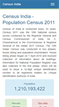 Mobile Screenshot of censusindia.co.in